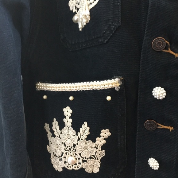 FINAL MARKDOWN Unique denim western jacket small - Picture 2 of 8